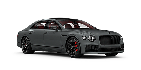 Bentley Newcastle Bentley Flying Spur S front three quarter in Cambrian Grey paint