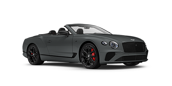 Bentley Newcastle Bentley Continental GTC S front three quarter in Cambrian Grey paint